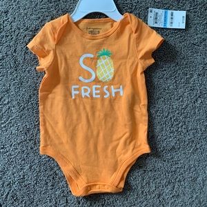 3-6m onesie NWT